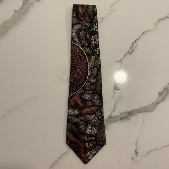 Hand Made Silk Neck Tie Made in Italy - Picture 1 of 4